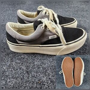 Vans Era‎ Stacked Platform Sneakers Size 6.5 Women's Black-Gray Chunky Sole